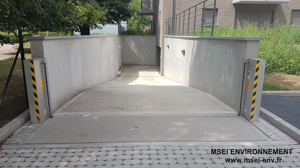 Protection contre les inondations d'un parking de la ville de Marseille