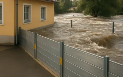 Batardeau amovible : la solution anti-crue Alu Safe