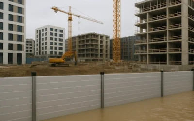 Batardeau de chantier : la solution de protection anti-inondation
